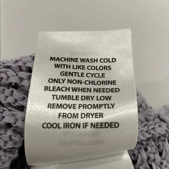 Cleo + Wolf Women's Sweater Knit Tank Cross Straps On Back Light Purple Size M - Picture 11 of 15